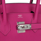 Hermes Birkin 30 Rose Pourpre Togo Palladium Hardware