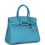 Hermes Birkin 30 Bleu du Nord Epsom Palladium Hardware