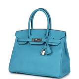 Hermes Birkin 30 Bleu du Nord Epsom Palladium Hardware