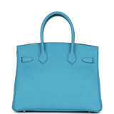 Hermes Birkin 30 Bleu du Nord Epsom Palladium Hardware