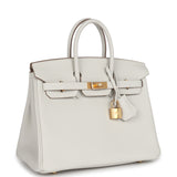 Hermes Birkin 25 Gris Pale Togo Gold Hardware