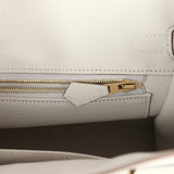 Hermes Birkin 25 Gris Pale Togo Gold Hardware