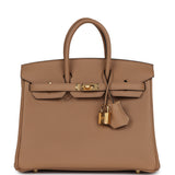 Hermes Birkin 25 Chai Togo Gold Hardware