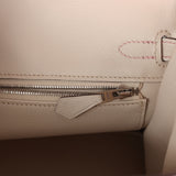 Hermes Special Order (HSS) Birkin 25 Rose Sakura and Nata Chevre Palladium Hardware