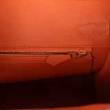 Hermes Birkin 30 Orange Togo Gold Hardware