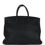 Pre-owned Hermes Birkin 40 Black Togo Gold Hardware