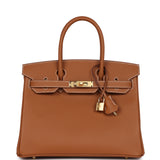 Hermes Birkin 30 Gold Epsom Gold Hardware