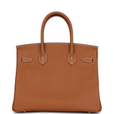 Hermes Birkin 30 Gold Epsom Gold Hardware