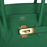 Hermes Birkin 35 Cactus Epsom Gold Hardware