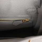 Hermes Birkin 25 Gris Meyer Togo Gold Hardware