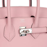 Hermes Birkin 25 Rose Sakura Swift Palladium Hardware