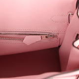 Hermes Birkin 25 Rose Sakura Swift Palladium Hardware