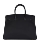 Hermes Birkin 35 Black Togo Gold Hardware