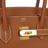 Hermes Birkin 30 Gold Epsom Gold Hardware