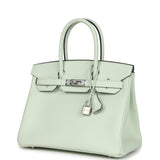 Pre-owned Hermes Birkin 30 Vert Fizz Epsom Palladium Hardware