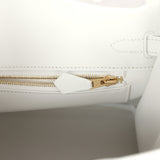 Hermes Birkin 25 New White Swift Gold Hardware