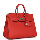 Hermes Birkin Sellier 25 Capucine Epsom Palladium Hardware