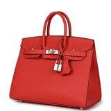 Hermes Birkin Sellier 25 Capucine Epsom Palladium Hardware