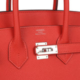 Hermes Birkin Sellier 25 Capucine Epsom Palladium Hardware