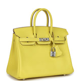 Hermes Birkin 25 Lime Swift Palladium Hardware