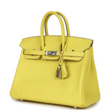 Hermes Birkin 25 Lime Swift Palladium Hardware