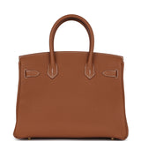 Hermes Birkin 30 Gold Togo Gold Hardware