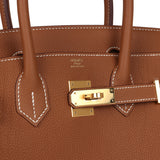 Hermes Birkin 30 Gold Togo Gold Hardware