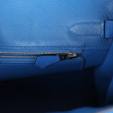 Hermes Birkin 30 Bleu Zellige Epsom Palladium Hardware