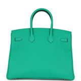 Hermes Special Order (HSS) Birkin 35 Menthe Verso Togo Gold Hardware