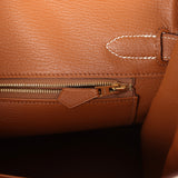 Hermes Special Order (HSS) Birkin 30 Craie and Gold Epsom Brushed Gold Hardware