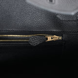 Hermes Birkin 35 Black Togo Gold Hardware