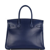 Hermes Birkin 30 Bleu Saphir Box Palladium Hardware