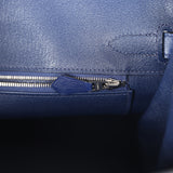 Hermes Birkin 30 Bleu Saphir Box Palladium Hardware