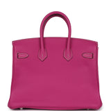 Hermes Special Order (HSS) Birkin 25 Rose Poupre Verso Togo Brushed Palladium Hardware