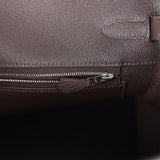 Hermes Birkin 35 Chocolat Togo Palladium Hardware