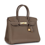 Hermes Birkin 30 Etoupe Togo Gold Hardware