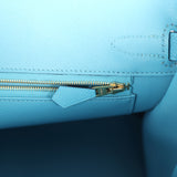 Hermes Birkin 30 Bleu du Nord Epsom Gold Hardware