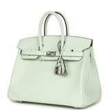 Hermes Birkin 25 Vert Fizz Swift Palladium Hardware