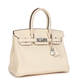 Hermes Birkin 30 Nata Clemence Palladium Hardware