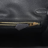 Hermes Birkin 25 Black Togo Gold Hardware