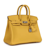 Hermes Birkin 25 Sun Swift Palladium Hardware