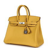 Hermes Birkin 25 Sun Swift Palladium Hardware