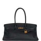 Pre-owned Hermes Shoulder Birkin 42 JPG Black Clemence Gold Hardware