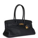 Pre-owned Hermes Shoulder Birkin 42 JPG Black Clemence Gold Hardware