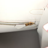 Hermes Special Order (HSS) Birkin 30 Rose Sakura and Gris Perle Chevre Brushed Gold Hardware