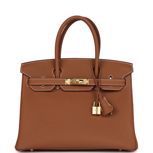 Hermes Birkin 30 Gold Togo Gold Hardware
