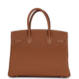 Hermes Birkin 30 Gold Togo Gold Hardware