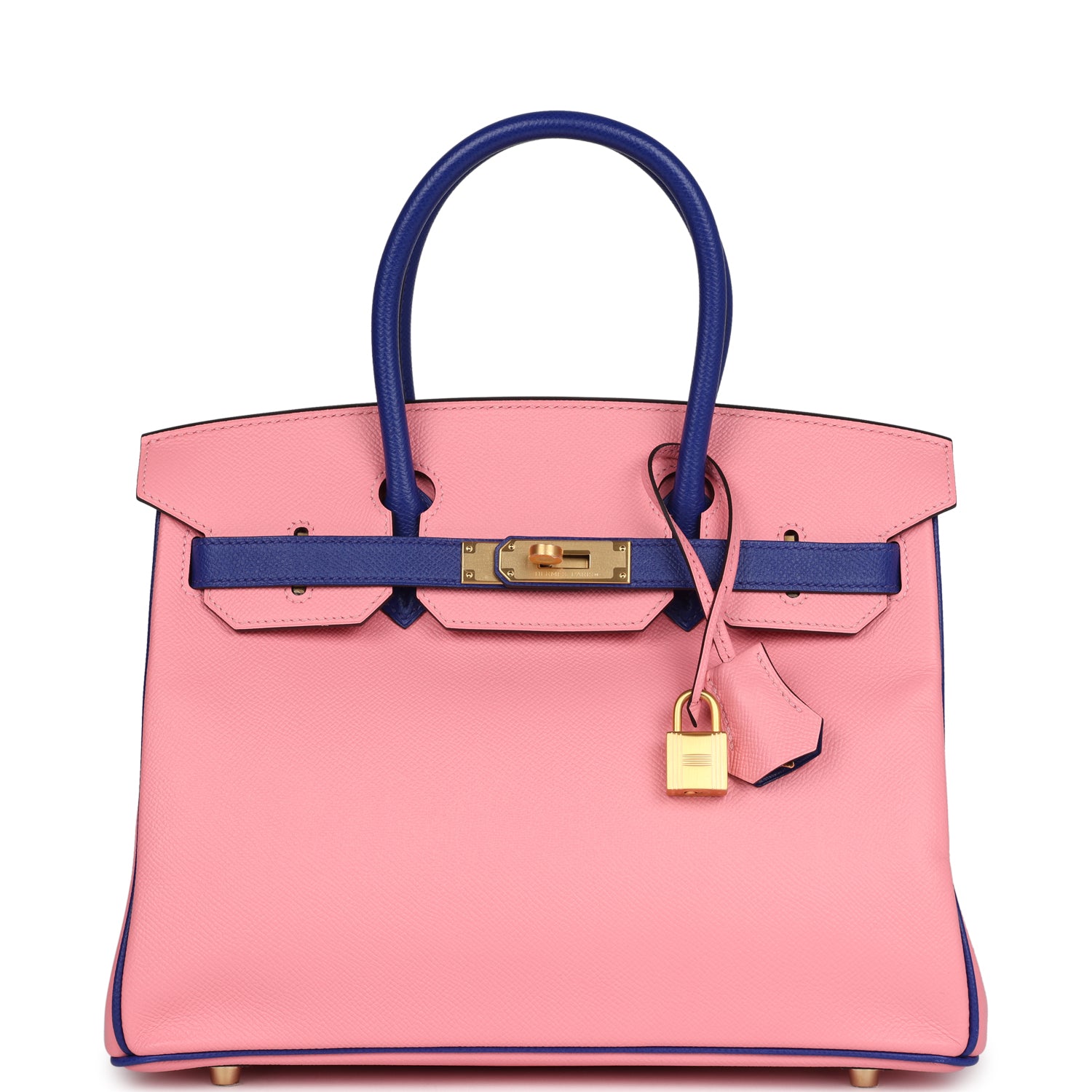Hermes Special Order (HSS) Birkin 30 Rose Confetti and Bleu Electric E