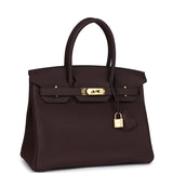 Hermes Birkin 30 Rouge Sellier Togo Gold Hardware