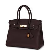 Hermes Birkin 30 Rouge Sellier Togo Gold Hardware